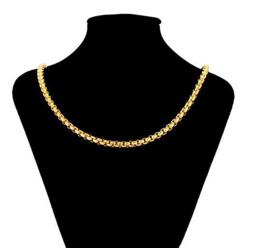 Elegant 24K gold color necklace