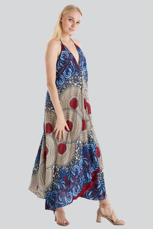 Halter Maxi Dress (TH-1467)