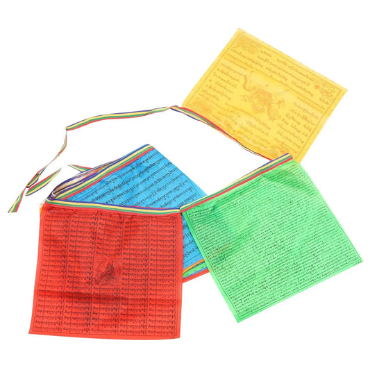 Prayer Meditation Flags Colorful Banner Supplies Hanging Decorations Pilgrimage Flag Purify Mind