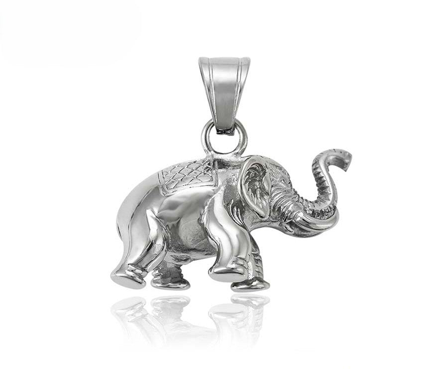 Sterling Silver Elephant Pendant - Good Luck Charm