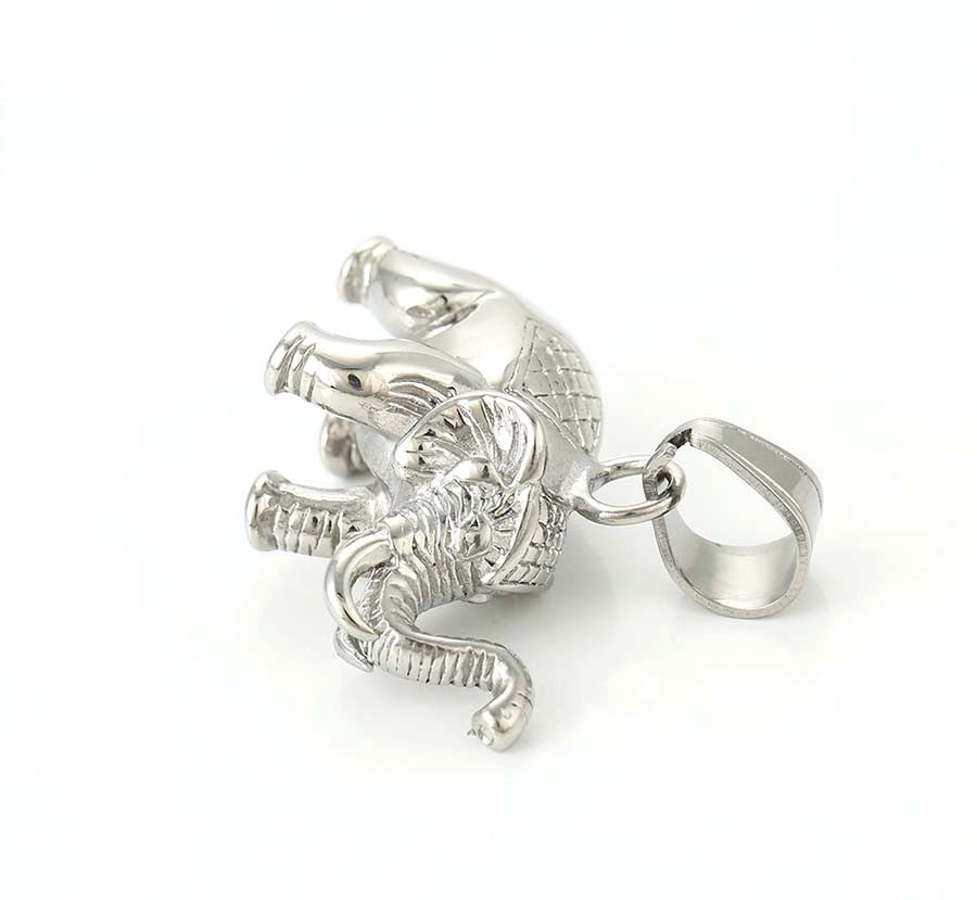 Sterling Silver Elephant Pendant - Good Luck Charm
