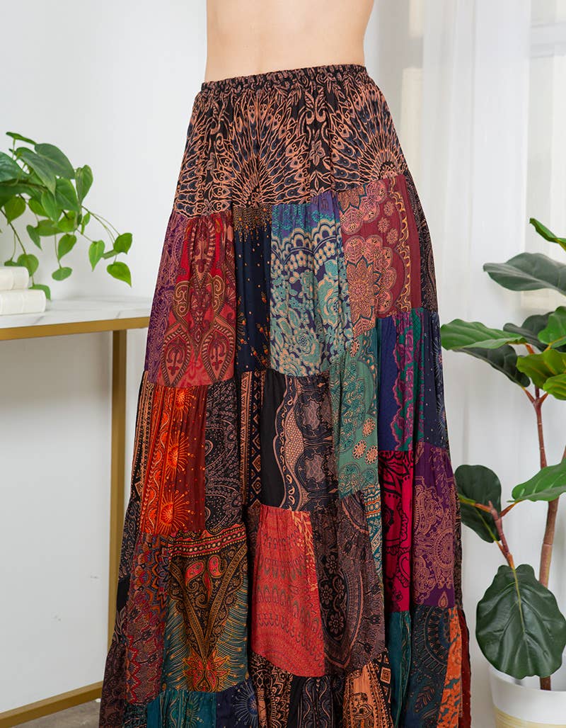 RAYON LONG SKIRT