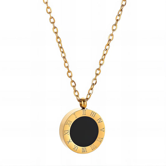 18K gold plated Stainless steel necklace.