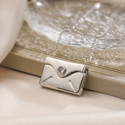"Love Letter" Envelope Pendant Necklace