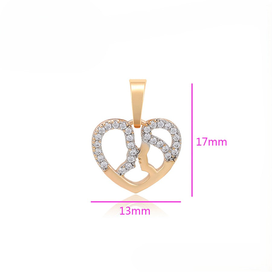 18K Gold Plated Heart Pendant