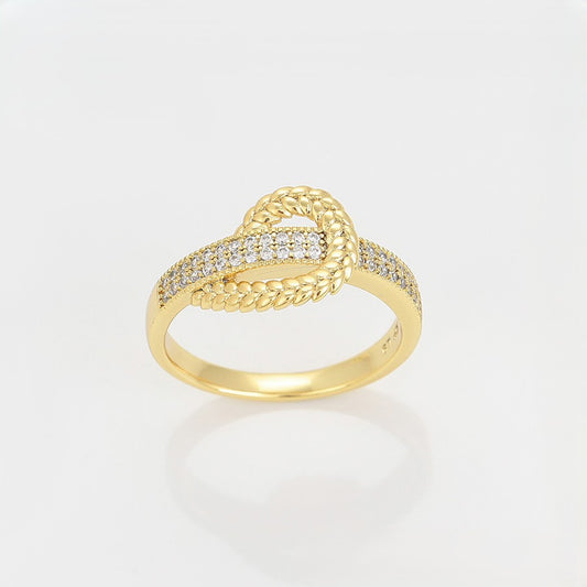 18K Gold Plated Love Knot Jewelry Set