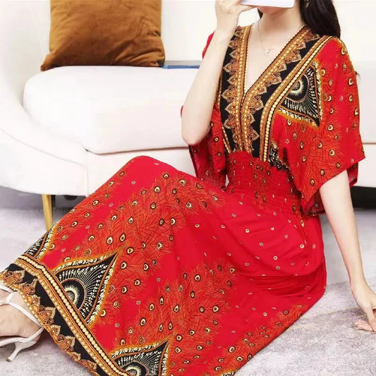 Sweet Elegant Print Floral Dress