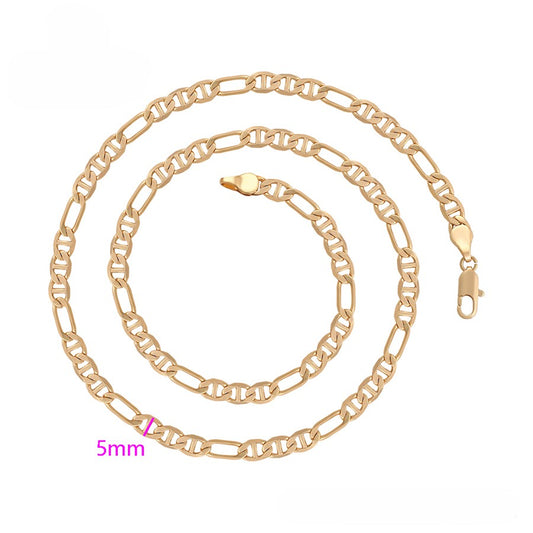 18K gold color necklace