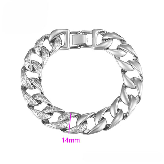 Platinum plated bracelet