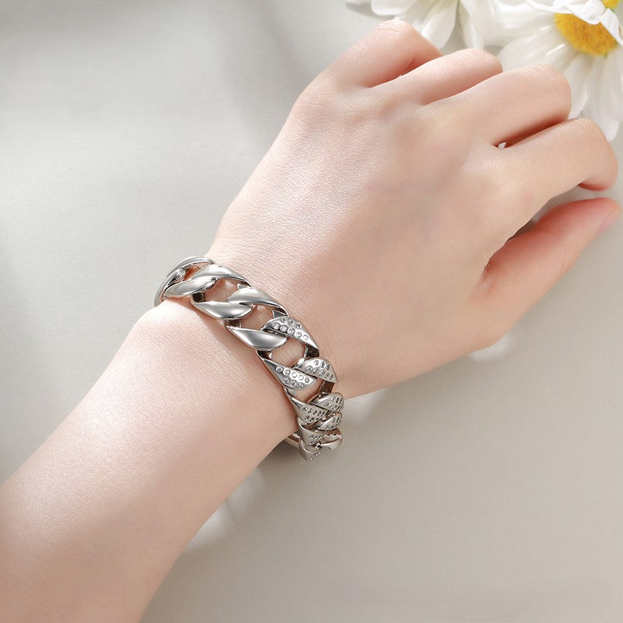 Platinum plated bracelet