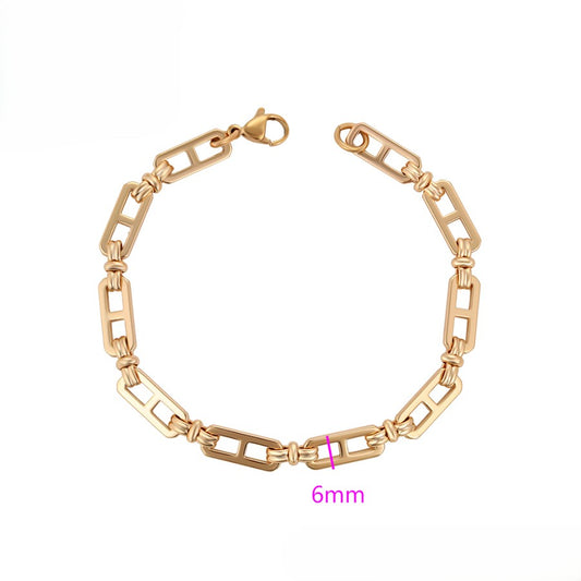 18K Gold Plated Mariner Link Bracelet