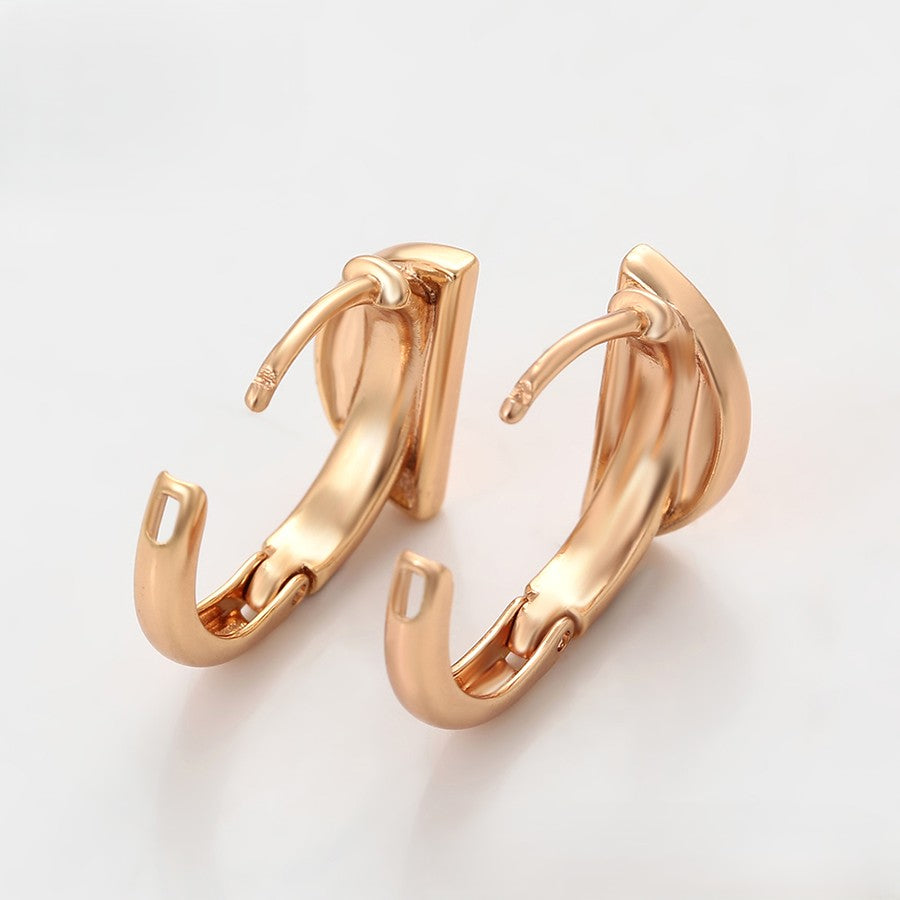 Orange Slice Hoop Earrings
