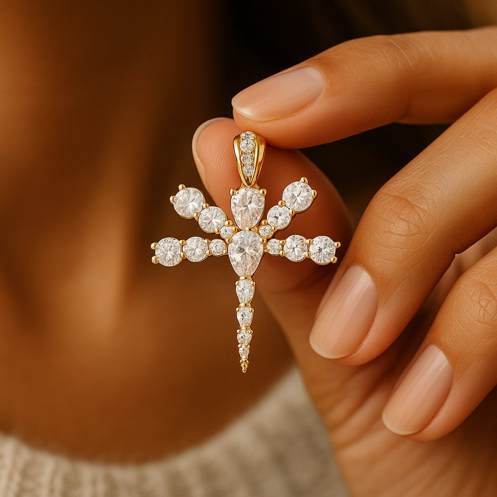 18K Gold Plated Dragonfly Pendant