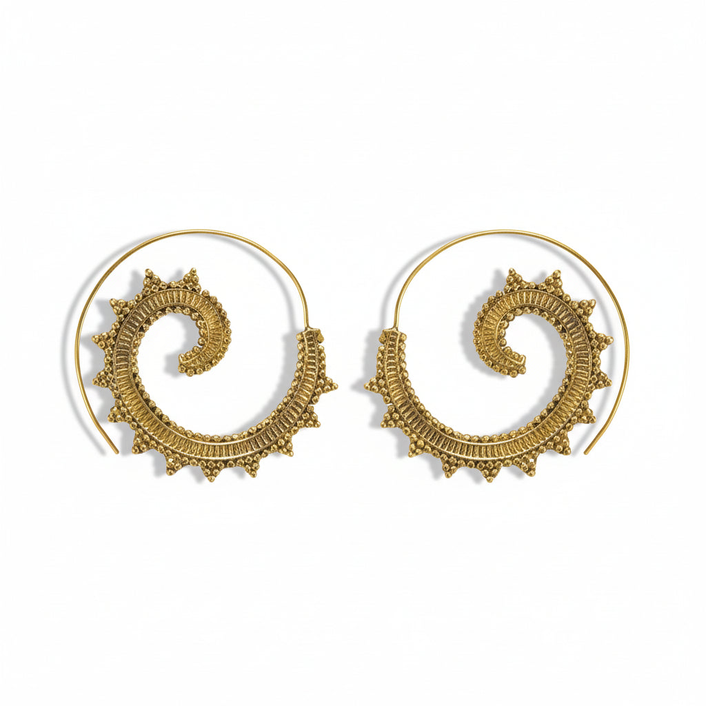 Ethnic Loop Through Earring - 1919