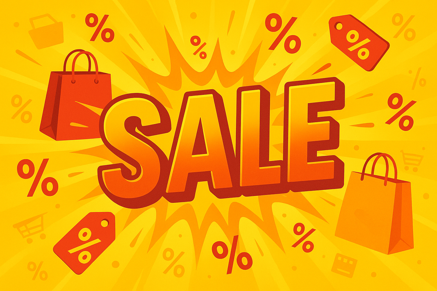 Sales Up to 50%