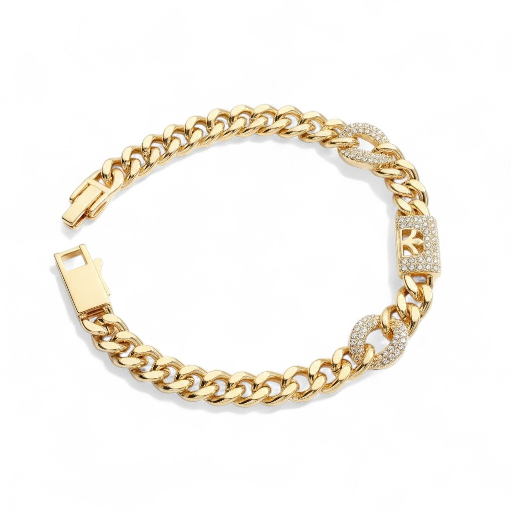Luxury Gold Plated Link Bracelet