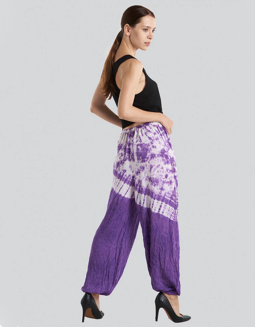 Half Tie Dye Harem Pant