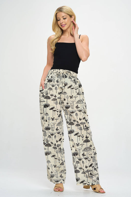 Unisex Mushroom Pants - 100% cotton