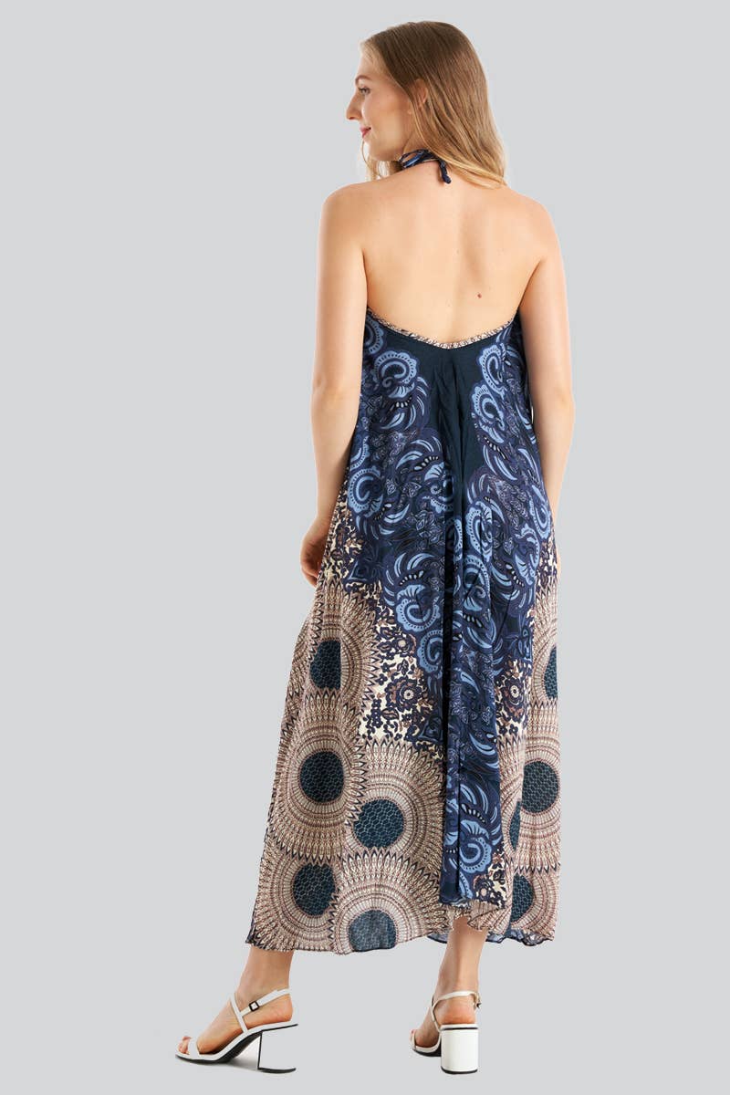 Halter Maxi Dress (TH-1467)