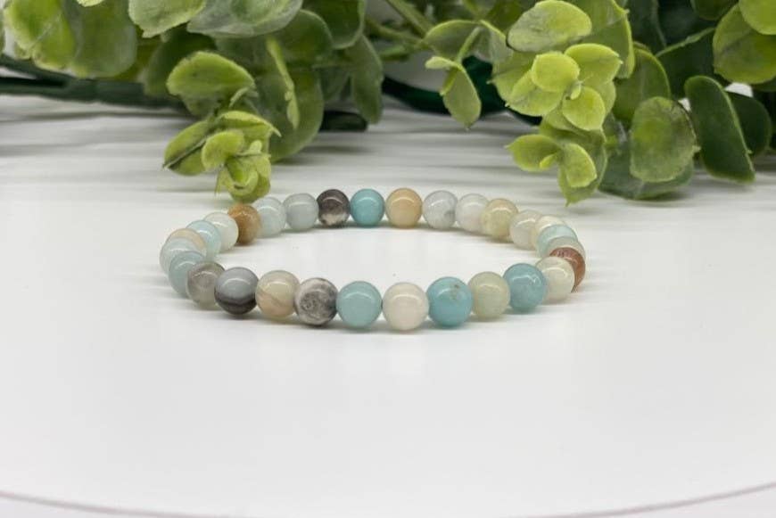 Amazonite Stretchable Bracelet 6mm Beads