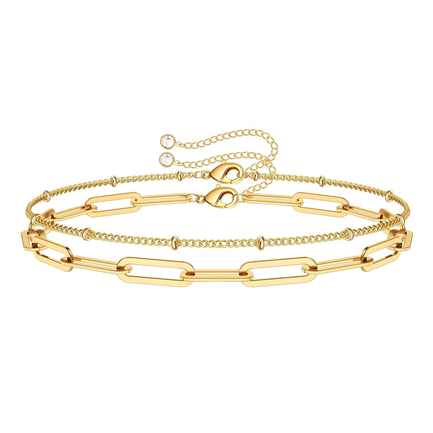 stainless steel, gold plating
