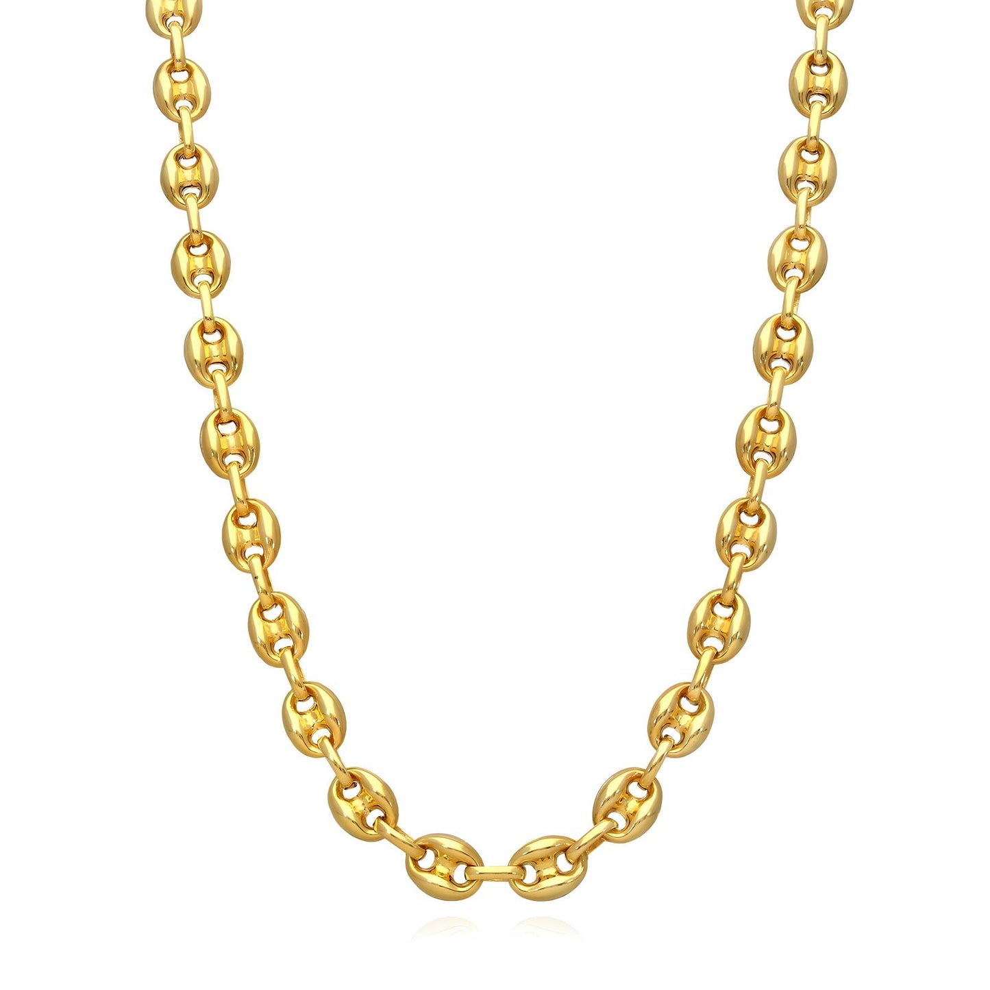 18K gold plated Stainless steel necklace, Intensity