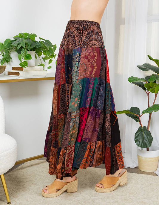 RAYON LONG SKIRT