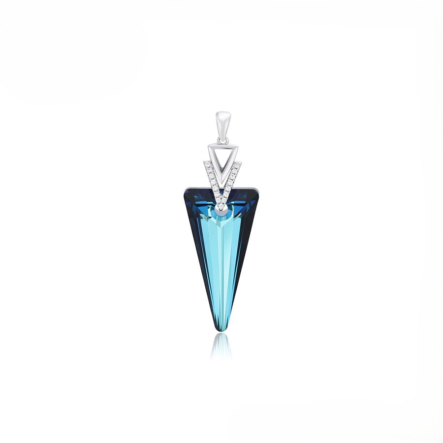 Crystal Triangle Pendant - 2789