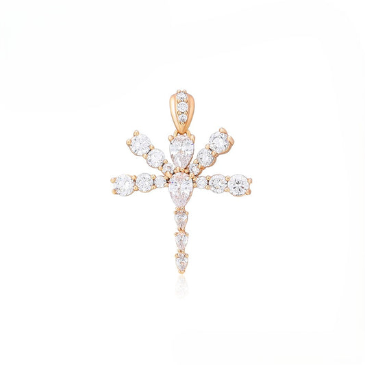 18K Gold Plated Dragonfly Pendant