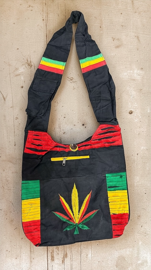 Rasta Emboidery hobo bag - NC321