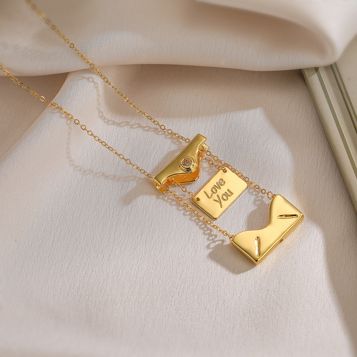 "Love Letter" Envelope Pendant Necklace