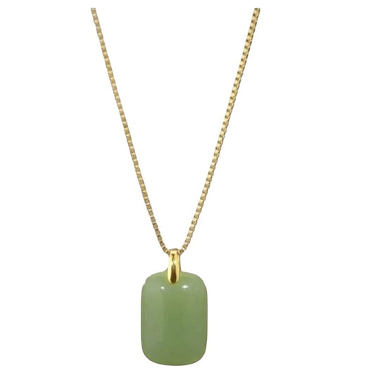 Details:
Material: Gold-tone chain, Titanium steel chain
Color: Green pendant
Style: Minimalist, elegant, timeless
Perfect for: Daily wear, gifting, layering

✨ A must-have piece for those who love simple luxury with meaning