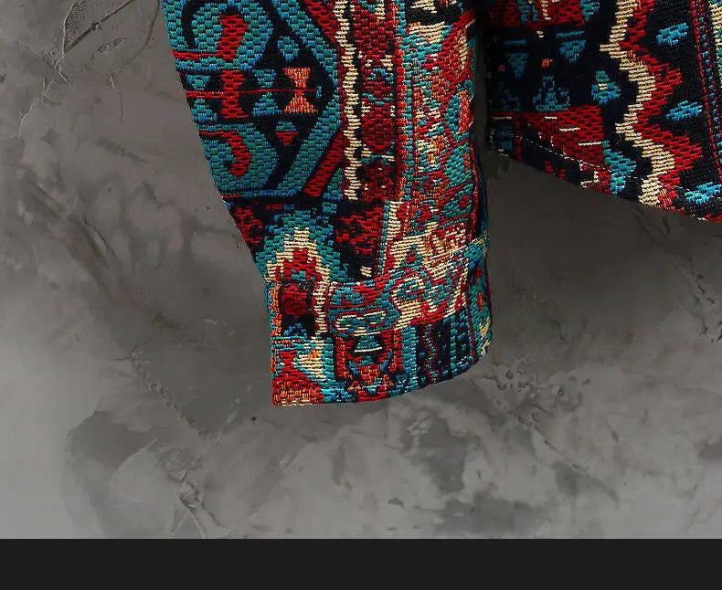 High Quality Winter Men's Jacquard Shirt Add Velvet Thick Warm Shirts Casual Business Blends Tops Social Streetwear Men Clothing