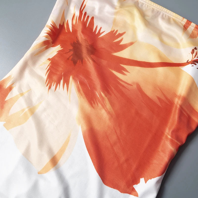 Stunning Strapless Floral Maxi Dress | Perfect for Summer & Vacations