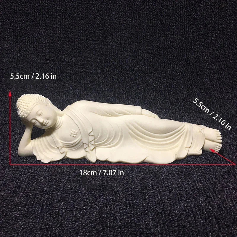 Shakyamuni Lying position Buddha statue Zen enthusiasts the founder of Buddhism Home, Room, Office, Car Decoration, Statue