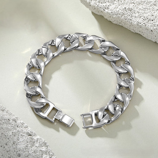 Platinum plated bracelet