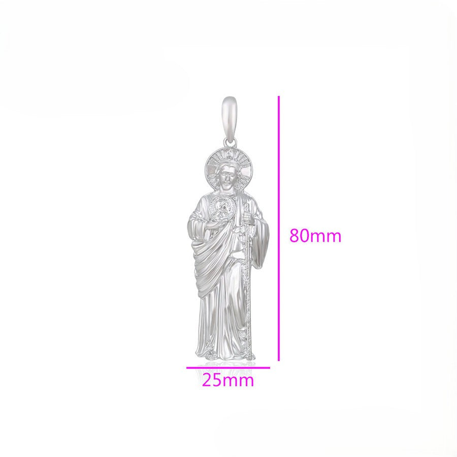 Sterling Silver St.Jude Pendant - 8859