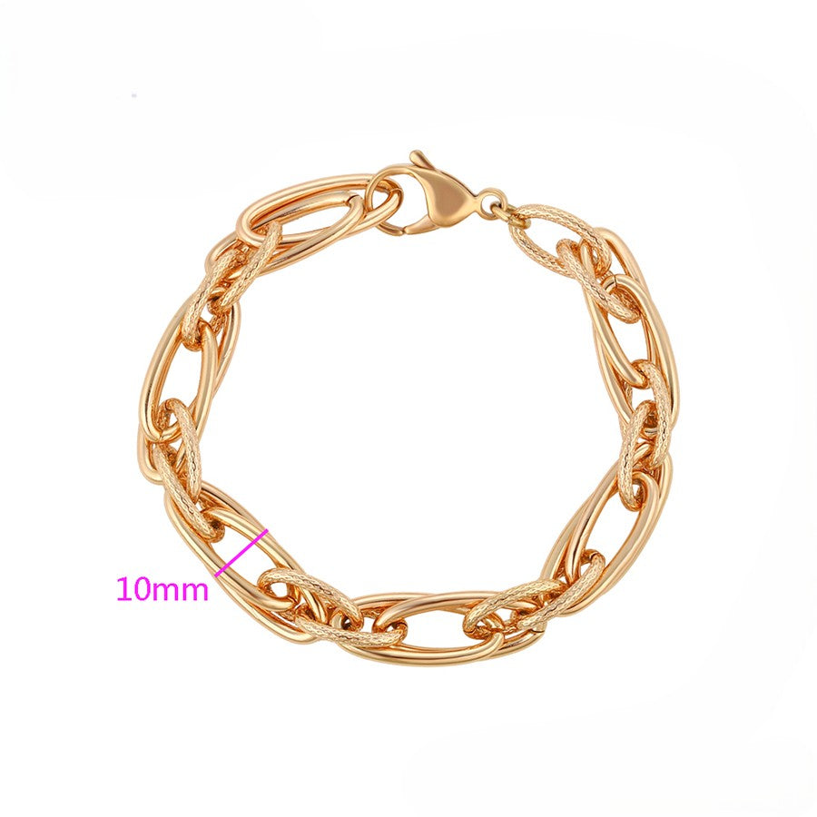 Chunky Gold Link Bracelet