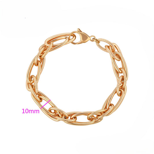 Chunky Gold Link Bracelet