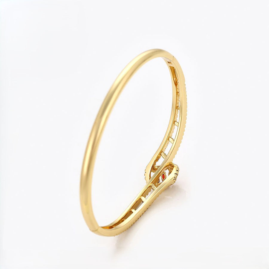 Multicolor Marquise Gemstone Crystal Knot Bangle Bracelet