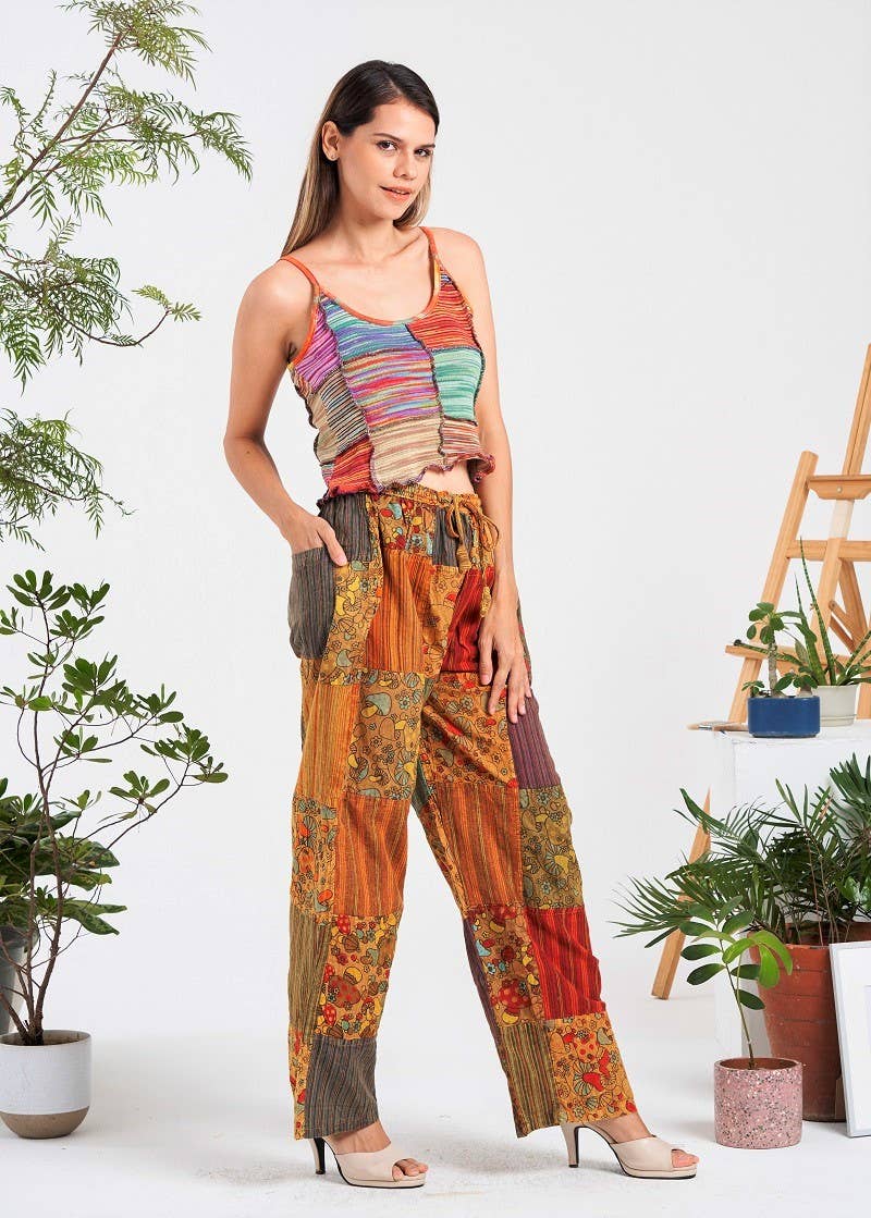 Shroom patch straight pants - KT-1412