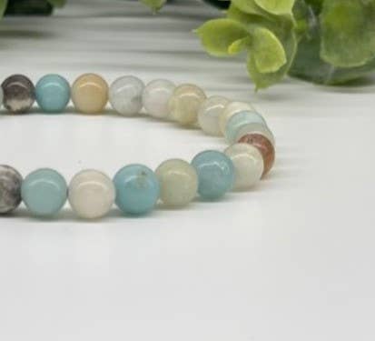 Amazonite Stretchable Bracelet 6mm Beads