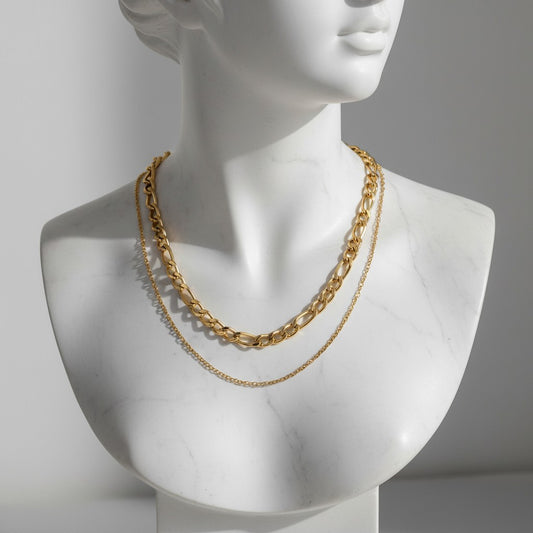 18K gold plated Stainless steel necklace