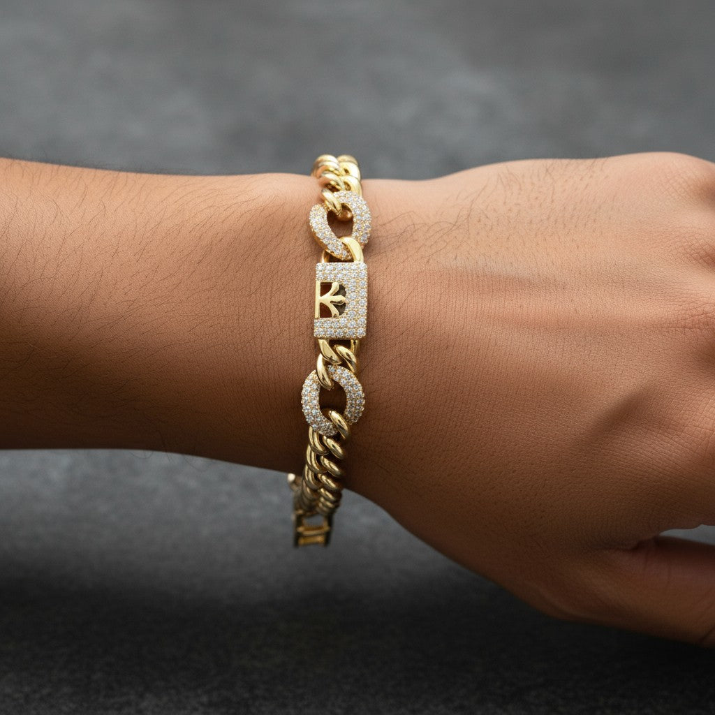 Luxury Gold Plated Link Bracelet