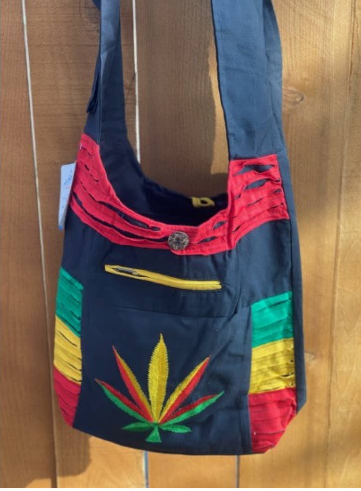 Rasta Emboidery hobo bag - NC321