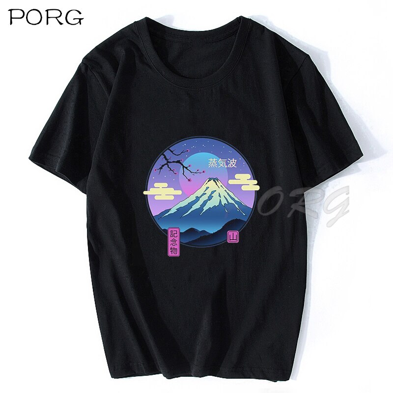 Streetwear Japan Style Ukiyo E Funny Samurai Cat Anime TShirts Mens Short Sleeve T-shirts Hip Hop Japanese Tees Cotton