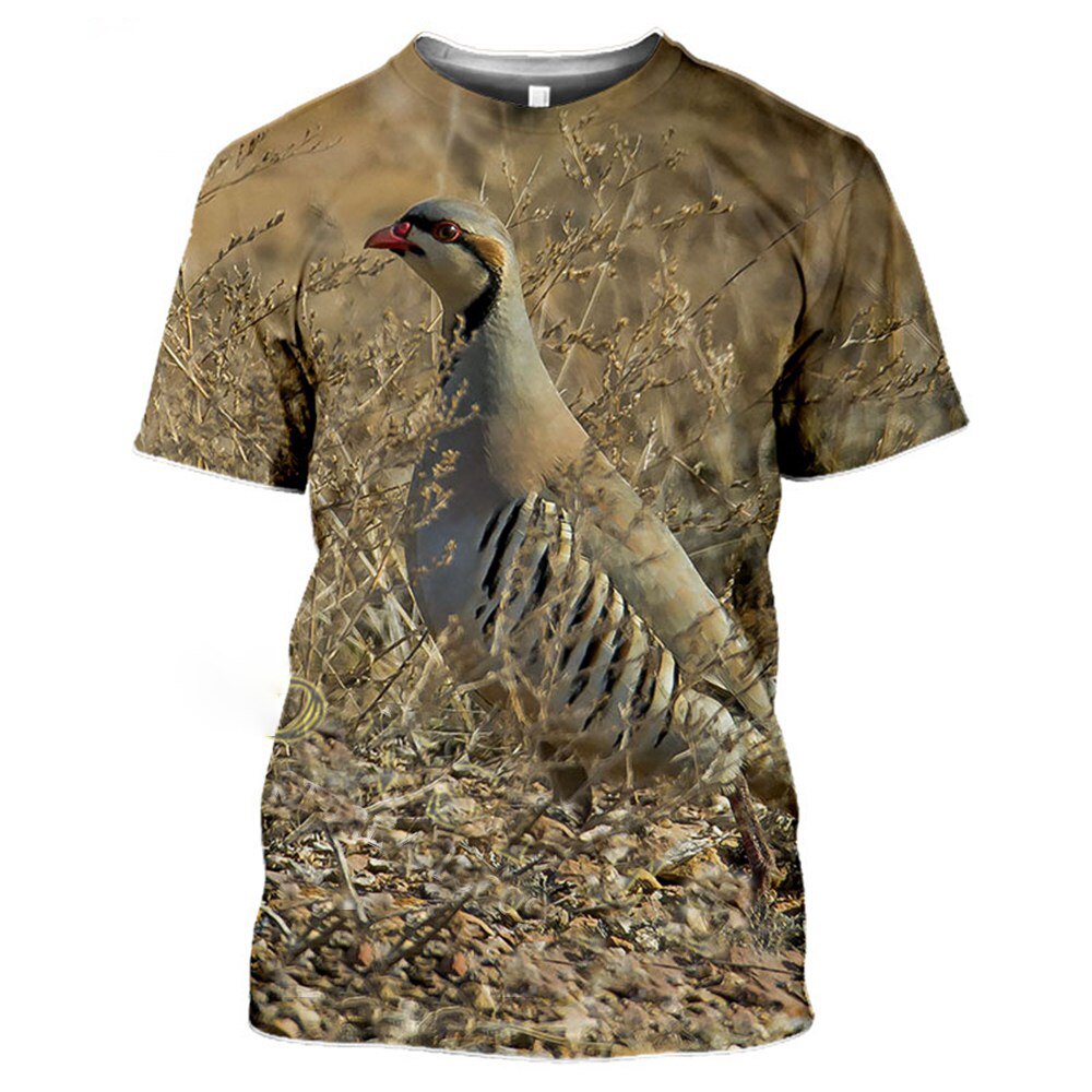 Vintage Duck Pigeon Safari Animals 2022 T Shirt Oversized Mens Womens 3D Printed Clothing Punk Tops Summer Oversized Camisetta